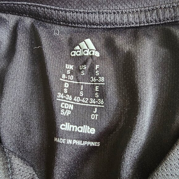 Adidas Climalite Short-sleeve Short - Black - Sz S - Picture 3 of 11
